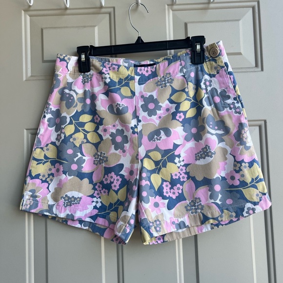 Boden Cotton Floral Shorts Size 14 Chic & Comfy Summer Essential - Picture 1 of 10